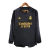 Camisa Real Madrid II 23/24 manga Longa - Torcedor Adidas Masculina - Preta com detalhes em cinza