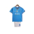 Kit Infantil Napoli I 23/24 - EA7 - Azul com detalhes em vermelho e verde