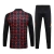 Conjunto Manchester United Pré-jogo 24/25 - Masculino Adidas - Preto com detalhes em vinho - comprar online