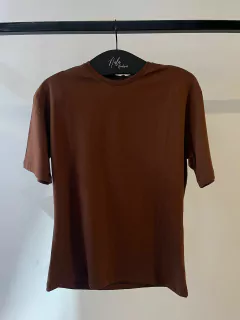 T-SHIRT MALHA GOLA RIBANA - loja online