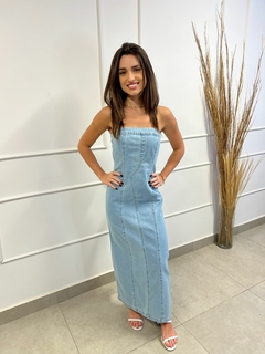VESTIDO TOMARA QUE CAIA JEANS - comprar online