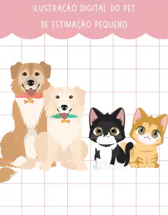 Ilustração Digital Pet Pequeno