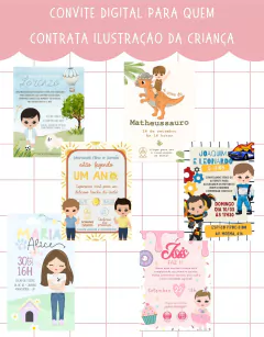 Convites Digitais Personalizados - comprar online
