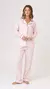 Pijama camisero poplin rosa