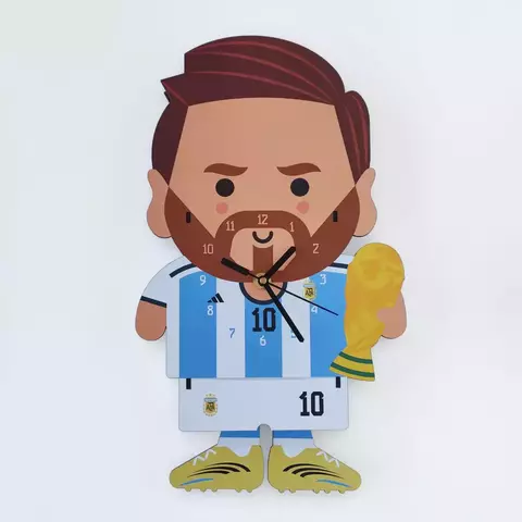 Reloj Péndulo de Melamina. Messi