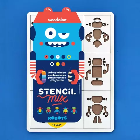 Stencil Mix ROBOTS