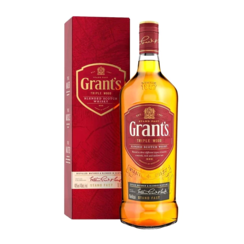 Whisky Grant´s Triple Wood 750ml. (Estuche) - comprar online