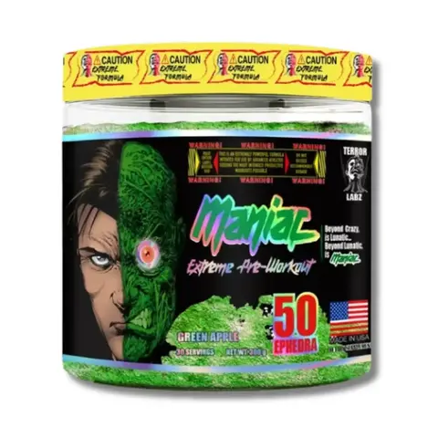 Pre Entreno Maniac – TerrorLabz 30 Servicios- Green Apple