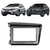 MOLDURA PAINEL 2 DIN DVD HONDA CIVIC 2012 Á 16 GRAFITE 7 POL