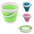 Balde Dobravel Cesto Portátil Sanfonado Silicone 10 Litros - comprar online