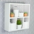Nicho para banheiro organizador para papel higiênico e peça de decorativa