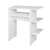 Mesa escrivaninha com prateleiras na lateral mdf cor branca