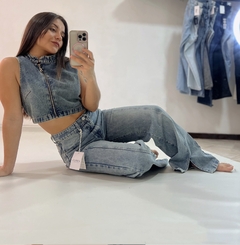 Chaleco de jeans