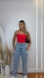 Calça cargo jeans claro - comprar online