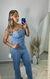 Macacão longo jeans - comprar online