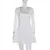 NIDANSSI-Vestido Bodycon com gola quadrada feminino A-LINE, Robes para festa, elegante vestido sexy, mini vestido de verão, branco, 2022 - Liveluxeshop