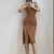 Rimocy-Vestido Bodycon longo e sem mangas feminino, vestidos de cinta de espaguete feminino, divisão alta, festa de clube, novo, sexy, 2022 - Liveluxeshop