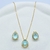 Conjunto Gota - Verde Claro