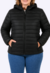 Campera Mujer Puffer Canelón Con Guata Impermeable Abrigo - comprar online