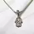 Cadenita de Plata con Dije "Hamsa" con Brillos - Kol Judaica