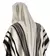 Talit Gadol Lana Blanco con Negro - Kol Judaica