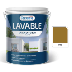 LATEX EXTERIOR LAVABLE MATE OCRE 4L
