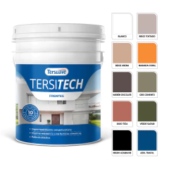 IMPERMEABILIZANTE PARA FRENTES TERSITECH BEIGE TOSTADO 10L - comprar online