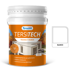 MEMBRANA LIQUIDA TECHOS Y MUROS TERSITECH BLANCO SIN FIBRAS 20KG