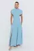 VESTIDO MALHA LONGO MANGA AMPLA SAIA RODADA 11349 - comprar online