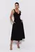 VESTIDO MALHA MIDI C/ BARRA AMPLA E ABERTURA - comprar online
