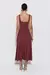 VESTIDO MALHA MIDI C/ BARRA AMPLA E ABERTURA - loja online