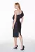 VESTIDO VISCOSE MIDI SCULPT C/ BABADO na internet