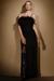 VESTIDO LONGO COM PLUMAS - comprar online