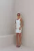 VESTIDO DRAPEADO LATERAL CANELADO - loja online