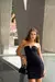 VESTIDO SEM ALÇA COM DECOTE - loja online