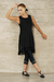 VESTIDO REGATA COM RENDA PRETA - comprar online