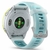 Monitor Cardíaco de Pulso com GPS Garmin Forerunner 570 47mm Amarelo com pulseira marfim translúcida turquesa 010-02971-01 - Runner Tracker