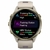 Relógio Garmin Forerunner 970 Dourado em titanio suave com pulseira branca translúcida índigo 010-02969-02 na internet