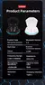 Fone de ouvido Lenovo-GM2 Pro Sem Fio In-Ear Bluetooth 5.3