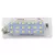 Imagem do 2 pces branco canbus led número da lâmpada de luz da placa de licença 18 smd