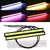 Fita de led para carro, 2 peças, à prova d'água, luz diurna, dc 12v, cob, sin - Atacadão do Lubrificante
