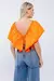 Blusa Com Babado Lisa - comprar online