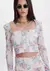 Blusa Cropped Floral