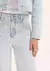 Calça Wide Leg Jeans Brilho