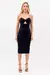 Vestido New Midi Com Alças Em Strass - comprar online
