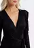 Vestido Super Midi Com Transpasse