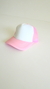 Gorra Rosa claro frente blanco red rosa claro