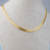 Colar choker folheado a ouro C 165