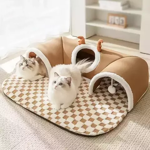 Cama Túnel de Veludo para Gatos - comprar online