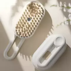 BEEPAWCEPILLO CON VAPOR MASAJEADOR SUAVE PERRO GATO 3 EN 1 C/MANGO - comprar online